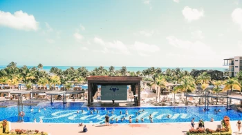 Main Pool at Royalton Riviera Cancun Resort.
