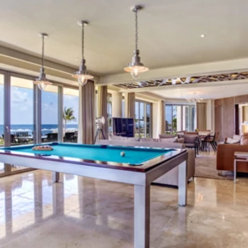 Living room at Royalton Riviera Cancun Resort.