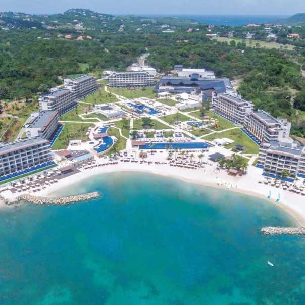 aerial view of Royalton Saint Lucia