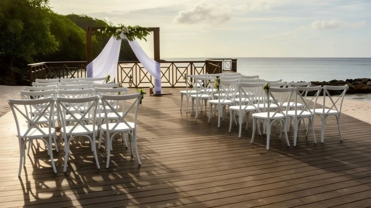 diamond club deck at Royalton Saint Lucia