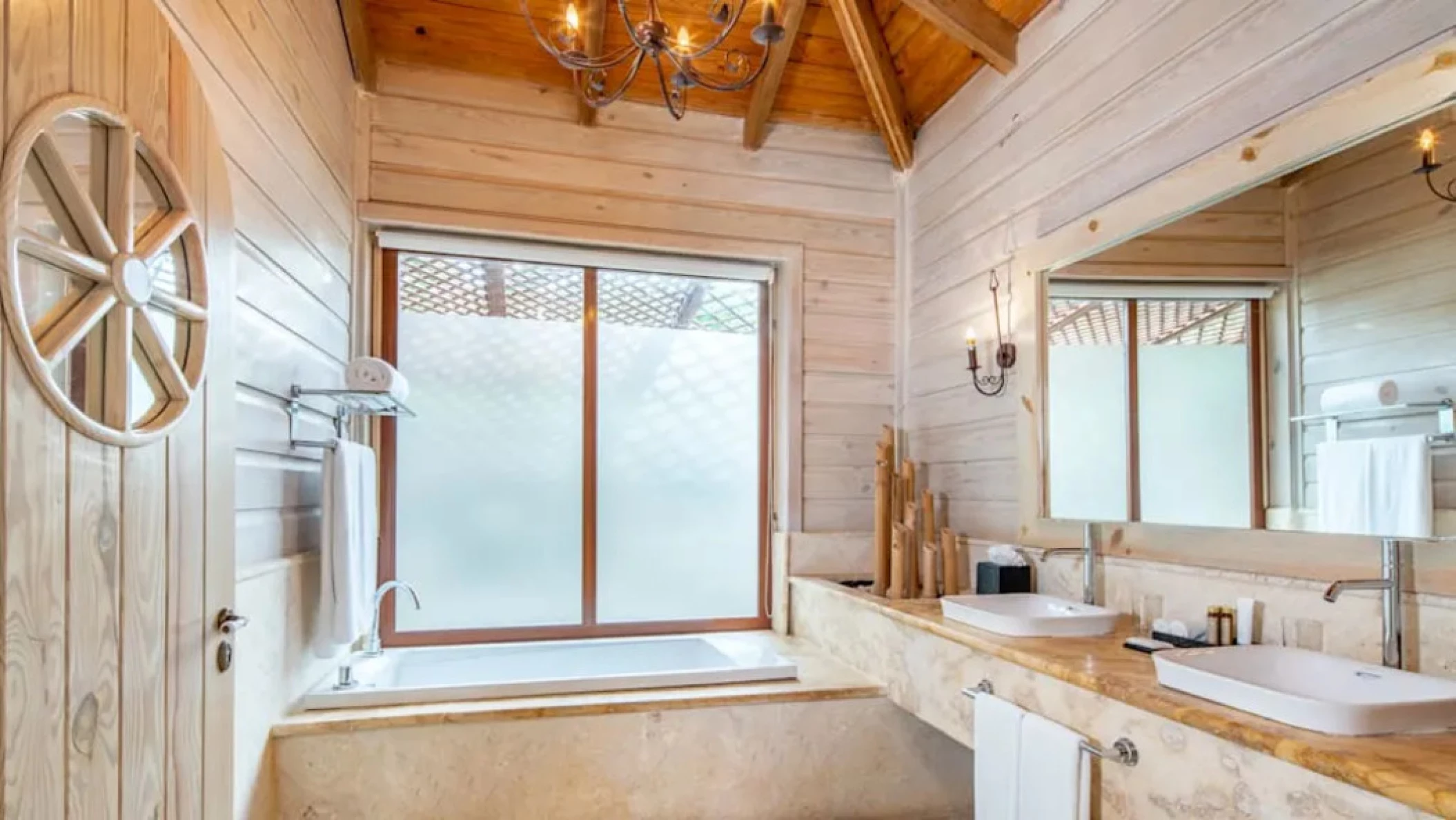 bathroom at monarch villa at Sanctuary Cap Cana