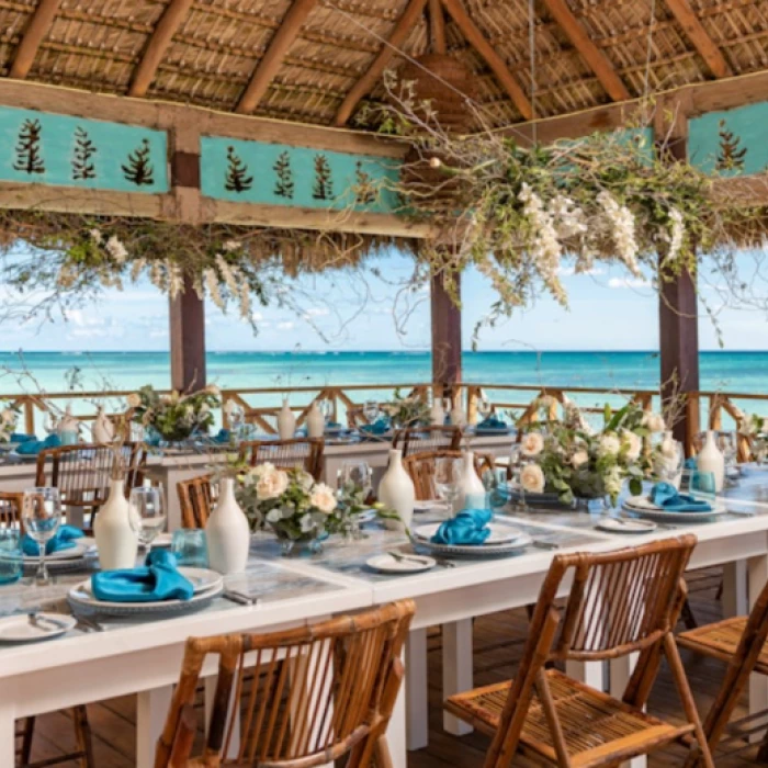 blue marlin portico and restaurant venue at Sanctuary Cap Cana