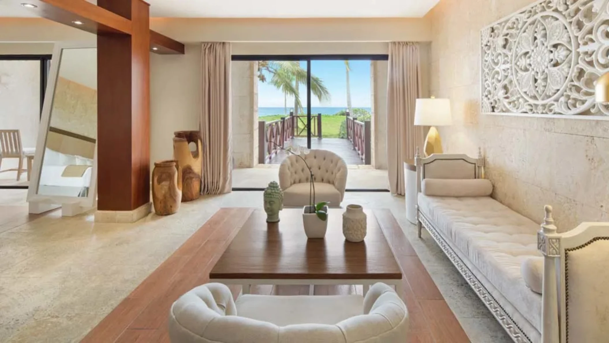 castle junior suite oceanfront at Sanctuary Cap Cana