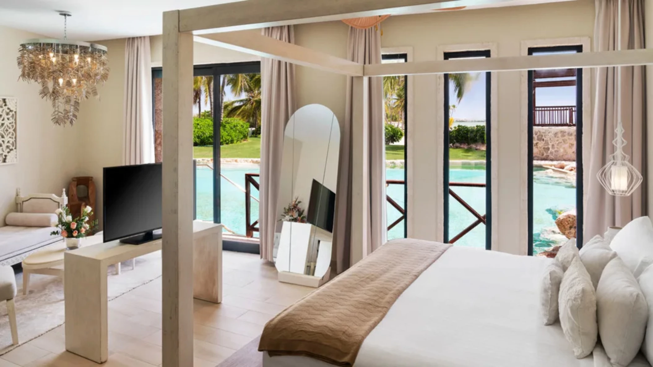 castle junior suite swim out at Sanctuary Cap Cana