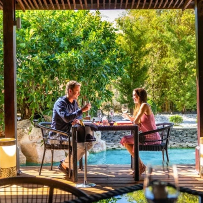 couple at a bar at Sanctuary Cap Cana