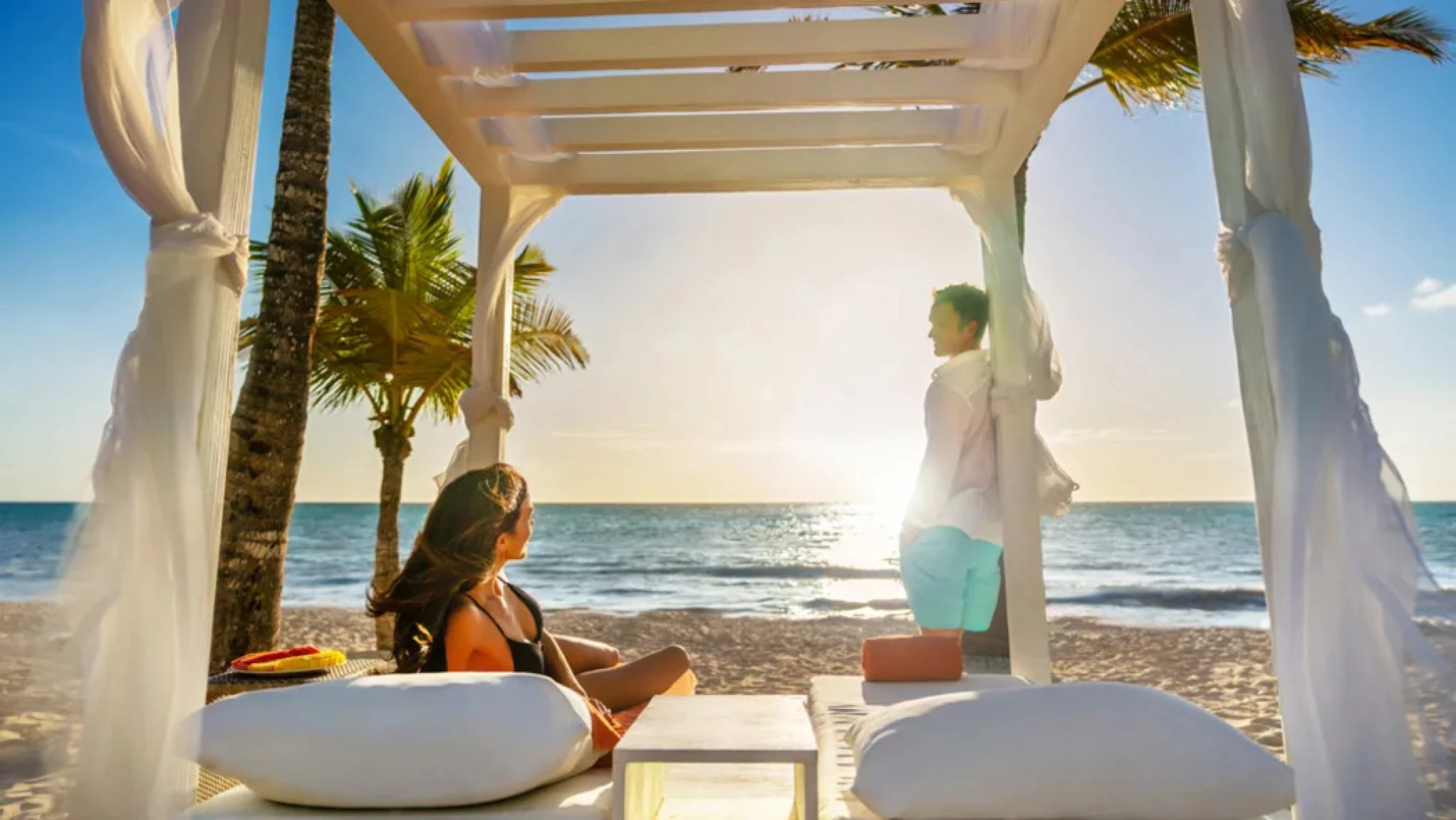 couple on the beach at Sanctuary Cap Cana