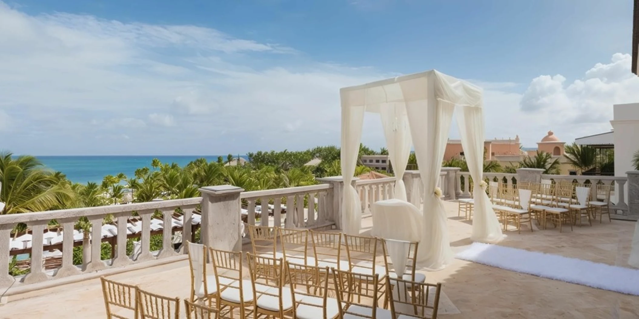 juliet's balcony venue at Sanctuary Cap Cana