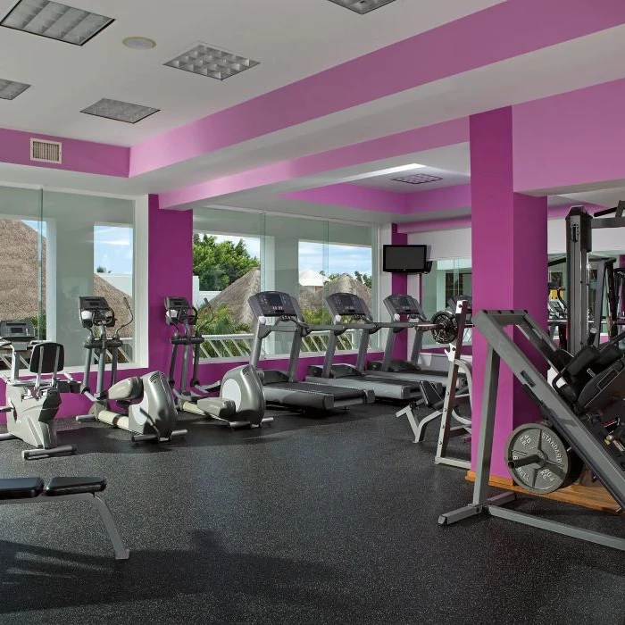 fitness center at Secrets Aura Cozumel