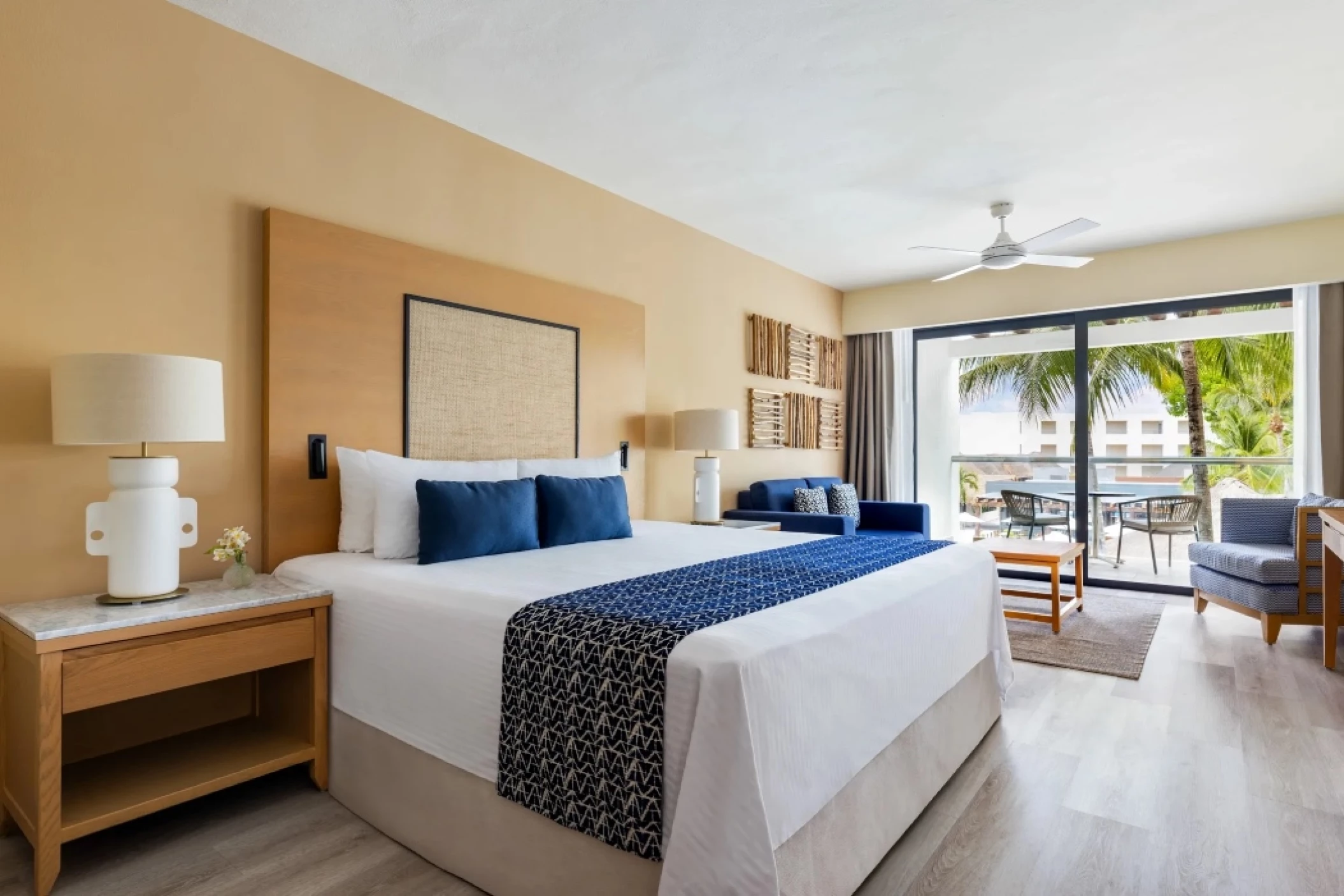 junior suite partial ocean view at Secrets Aura Cozumel