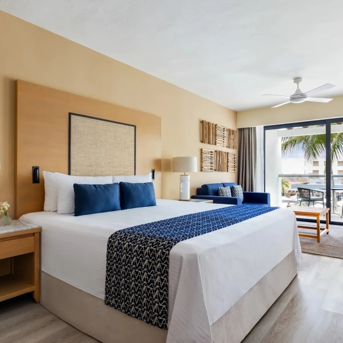 junior suite partial ocean view at Secrets Aura Cozumel