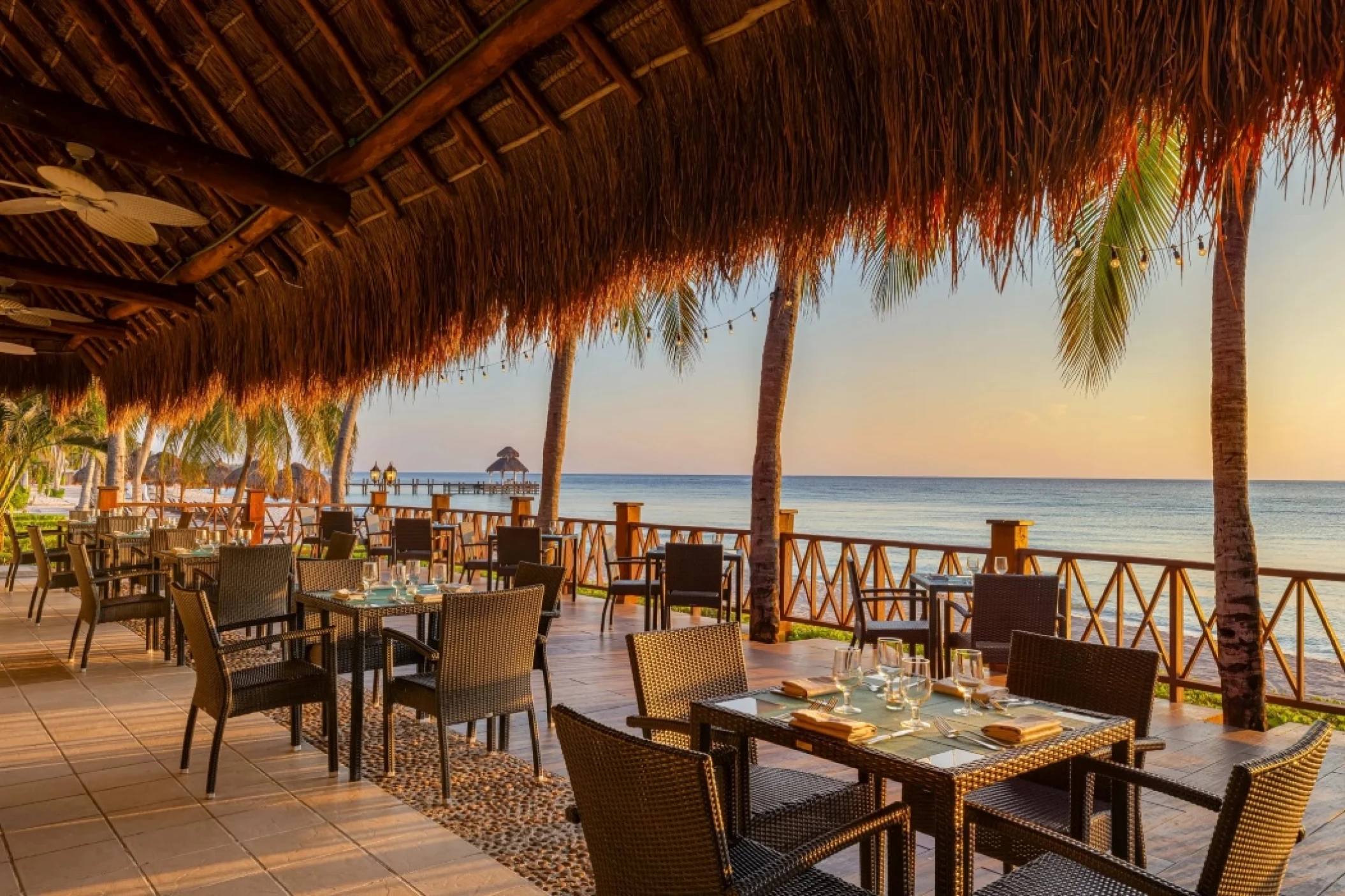 market cafe restaurant at Secrets Aura Cozumel