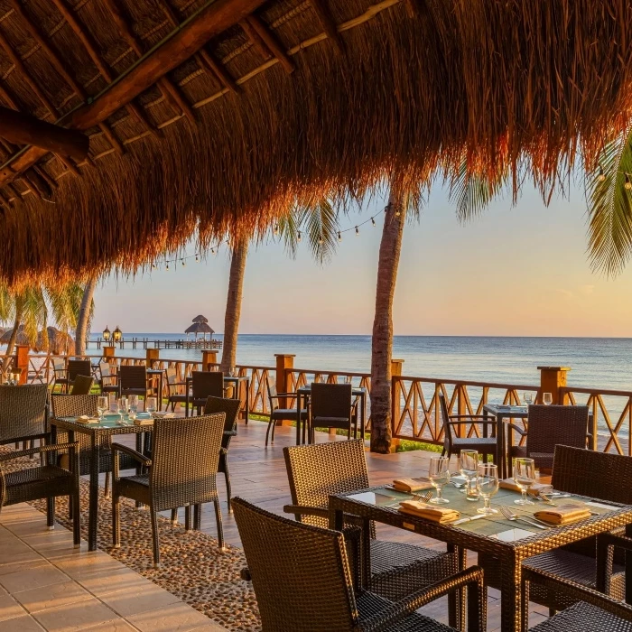 market cafe restaurant at Secrets Aura Cozumel