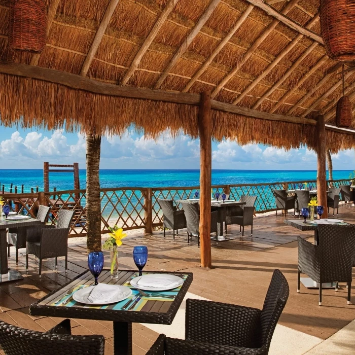 oceana restaurant at Secrets Aura Cozumel