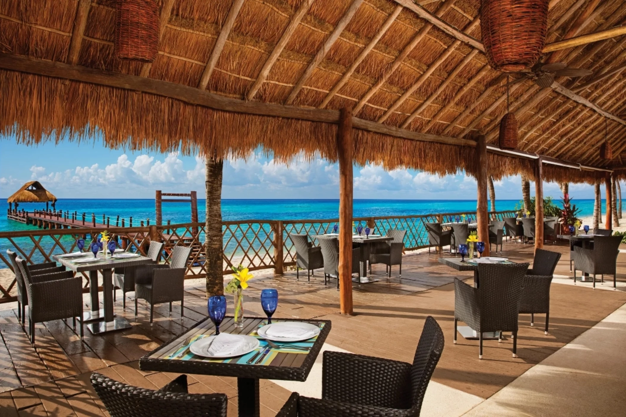 oceana restaurant at Secrets Aura Cozumel