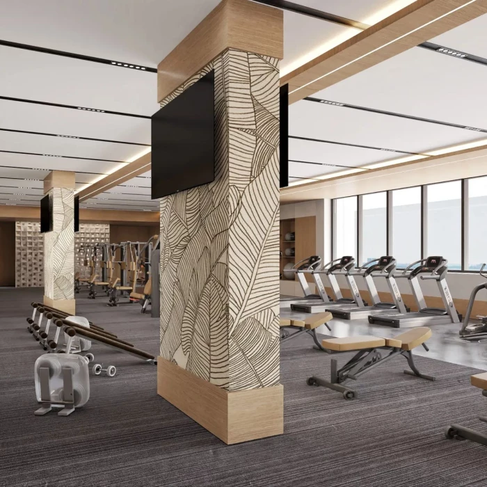 fitness center at Secrets Mirabel Cancun