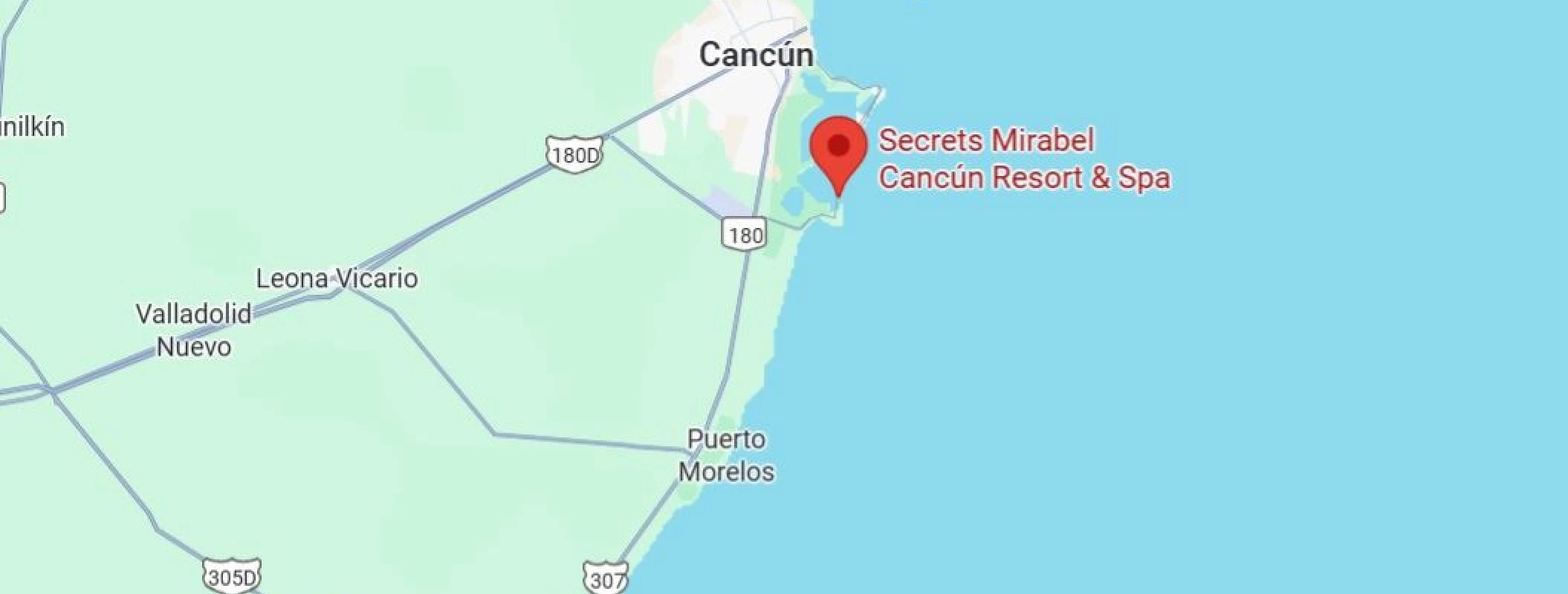 map showing location of secrets mirable in mexico