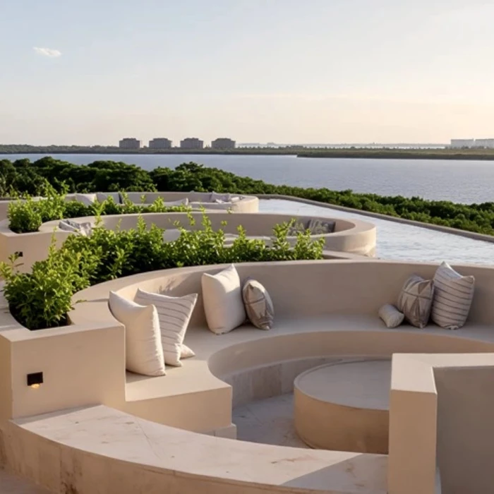 sky bar at secrets mirabel cancun