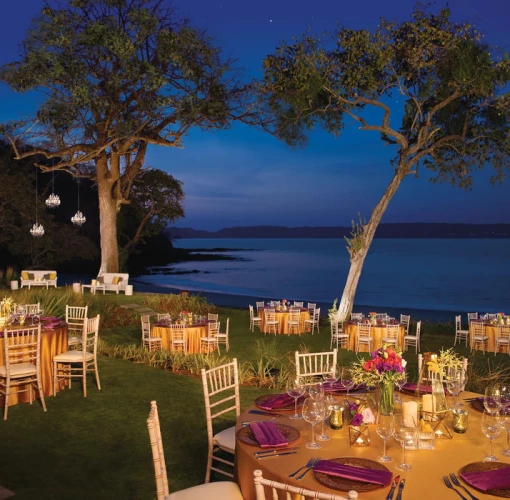 main beach garden venue at Secrets Papagayo Costa Rica