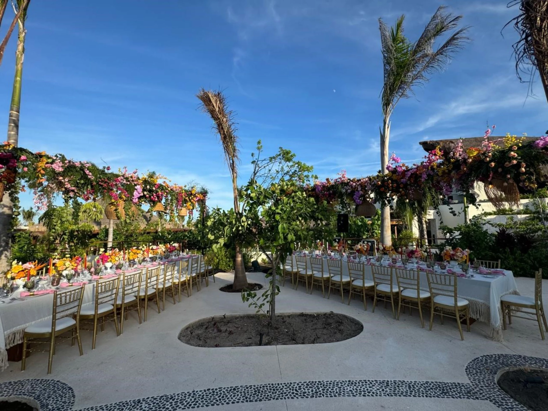 jungle pool terrace venue at Secrets Playa Blanca