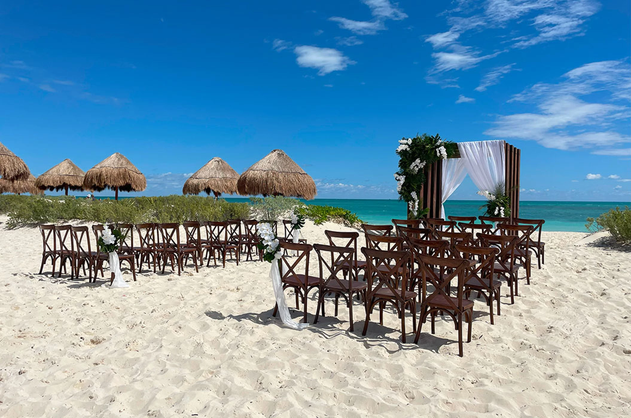 Beach Wedding Venue at Secrets Playa Blanca Resort