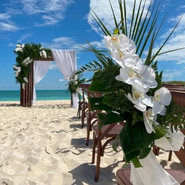 Beach Wedding Venue at Secrets Playa Blanca Resort