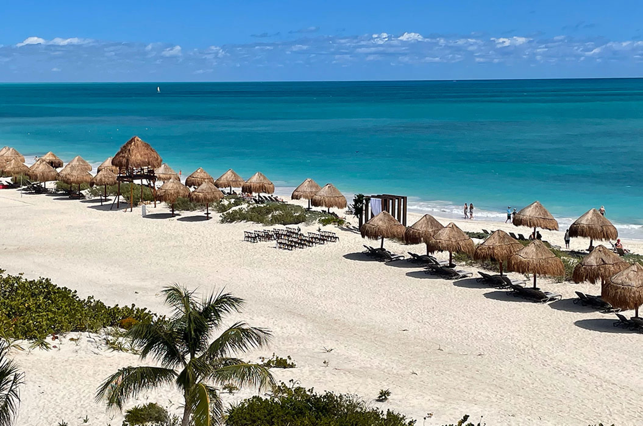 Beach Wedding Venue at Secrets Playa Blanca Resort