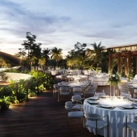 Portofino Rooftop Wedding Venue at Secrets Playa Blanca