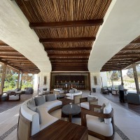 Preferred lounge terrace Venue at Secrets Playa Blanca Resort.