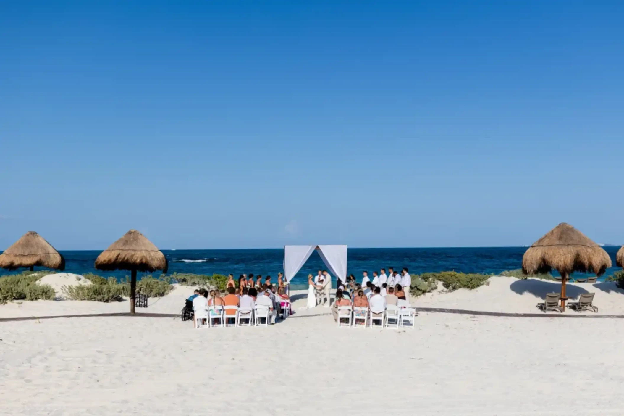 wedding gazebo venue at Secrets Playa Blanca