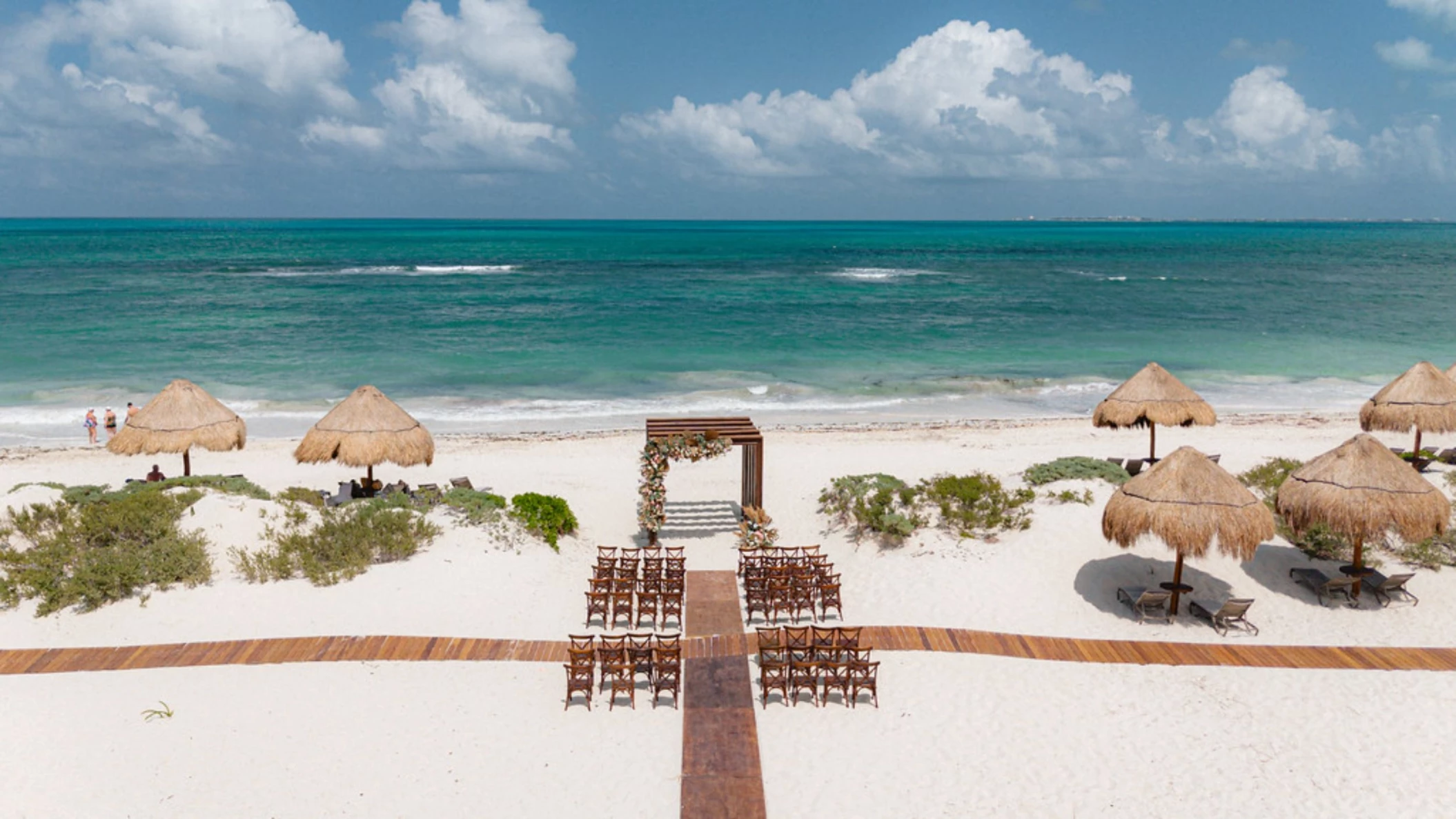 wedding gazebo venue at Secrets Playa Blanca