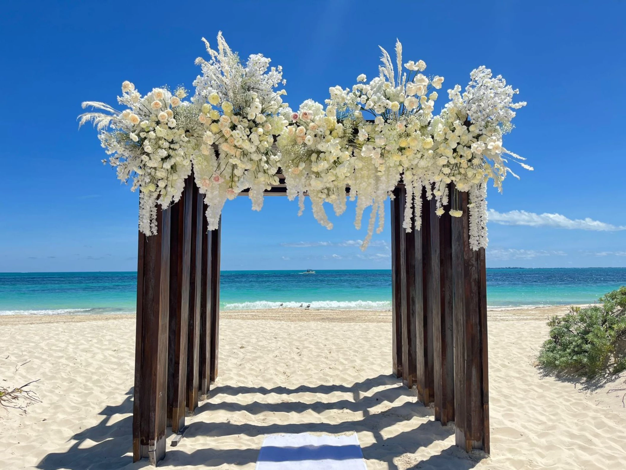 wedding gazebo venue at Secrets Playa Blanca