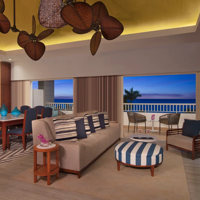 Secrets St James Montego Bay Presidential suite living room