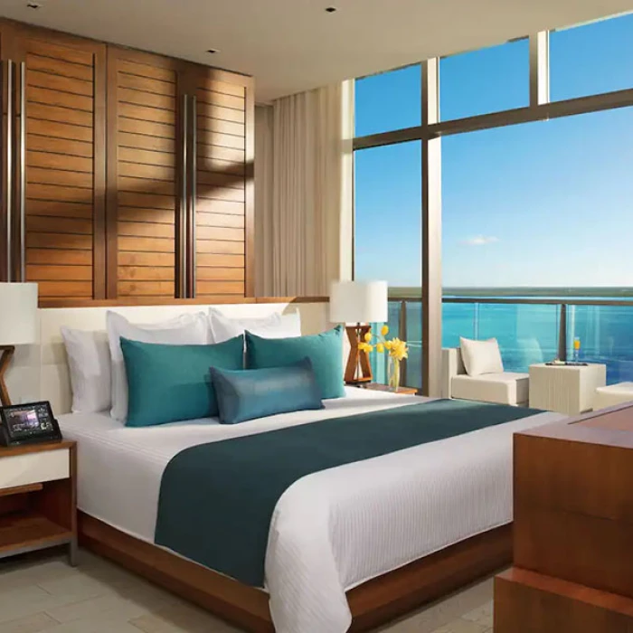 Oceanview Master suite at Secrets The Vine Cancun.