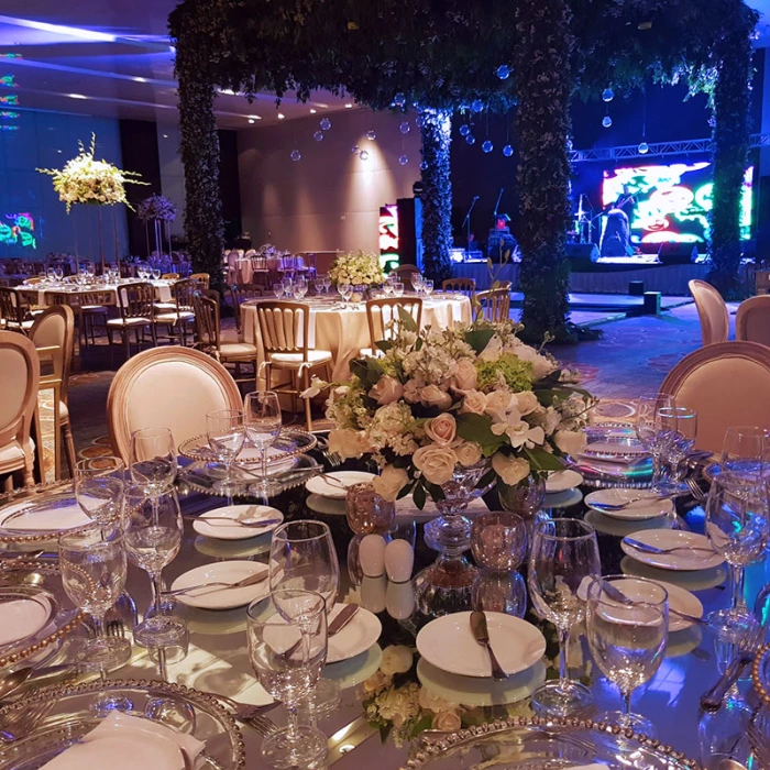 Ballroom wedding venue at Secrets The Vine Cancun.