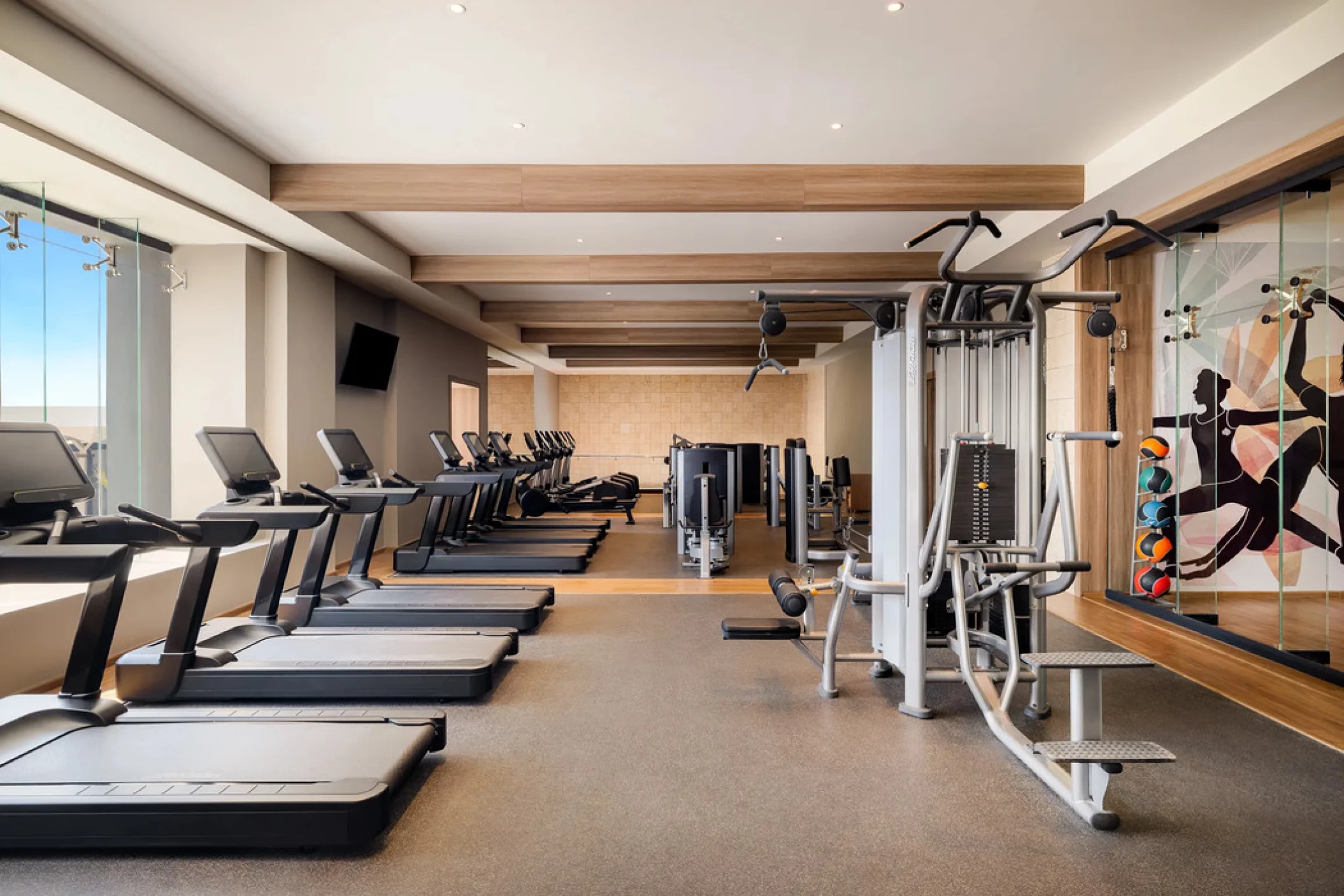 gym at Secrets Tides Punta Cana