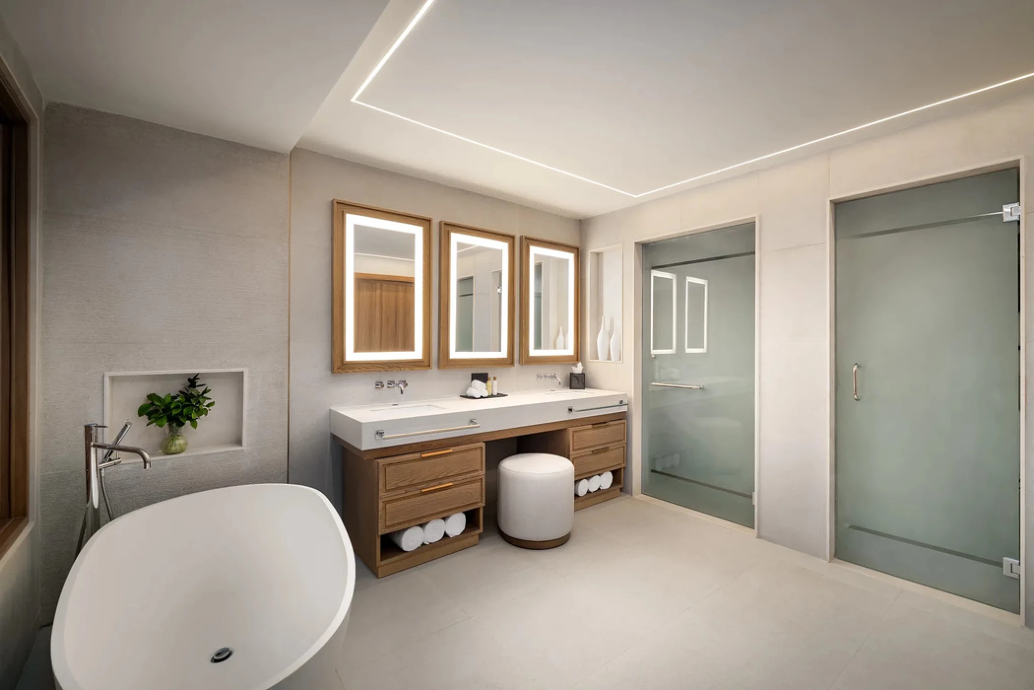 master suite bathroom at Secrets Tides Punta Cana