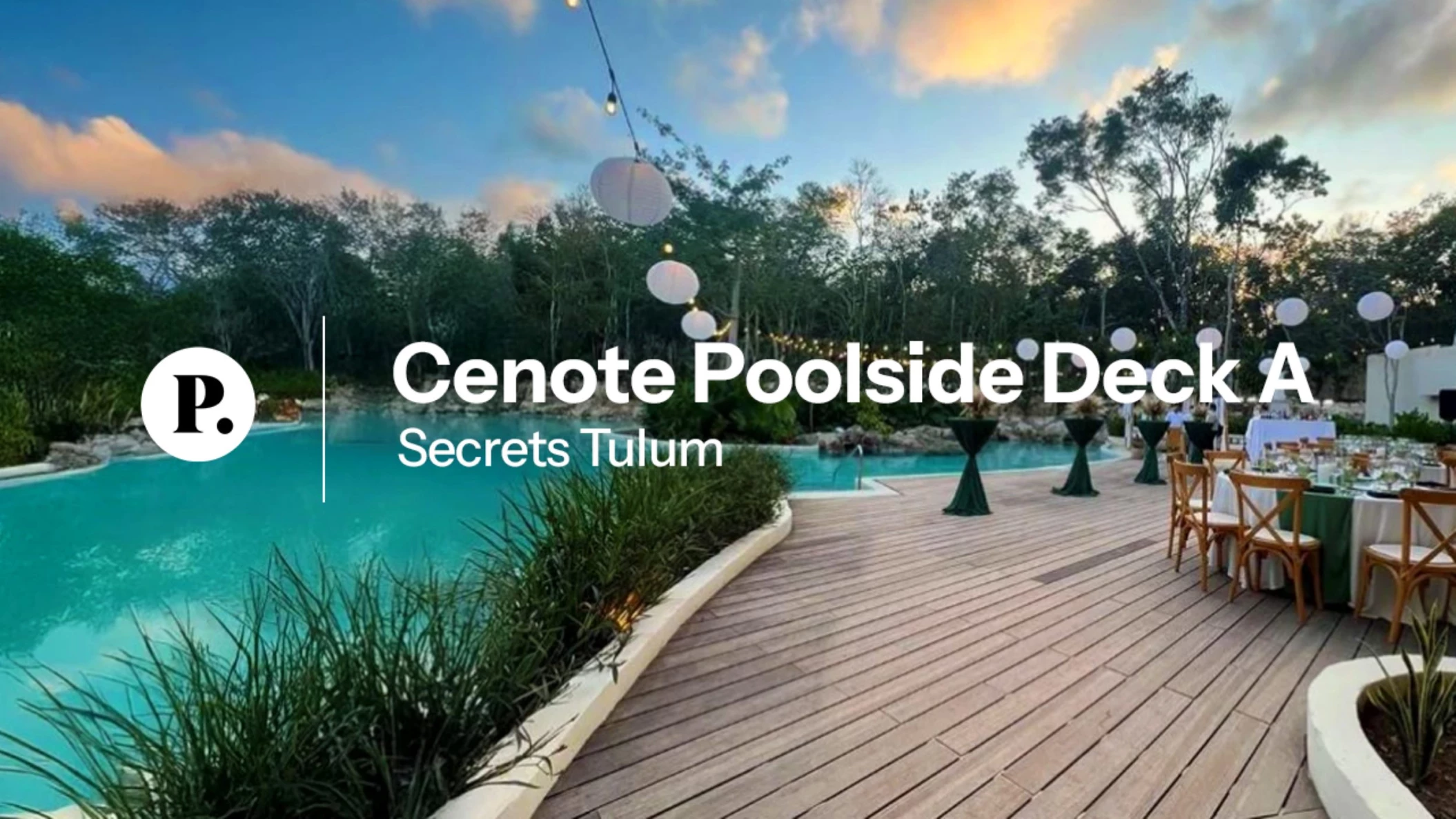 video review of cenote poolside deck a venue at secrets tulum