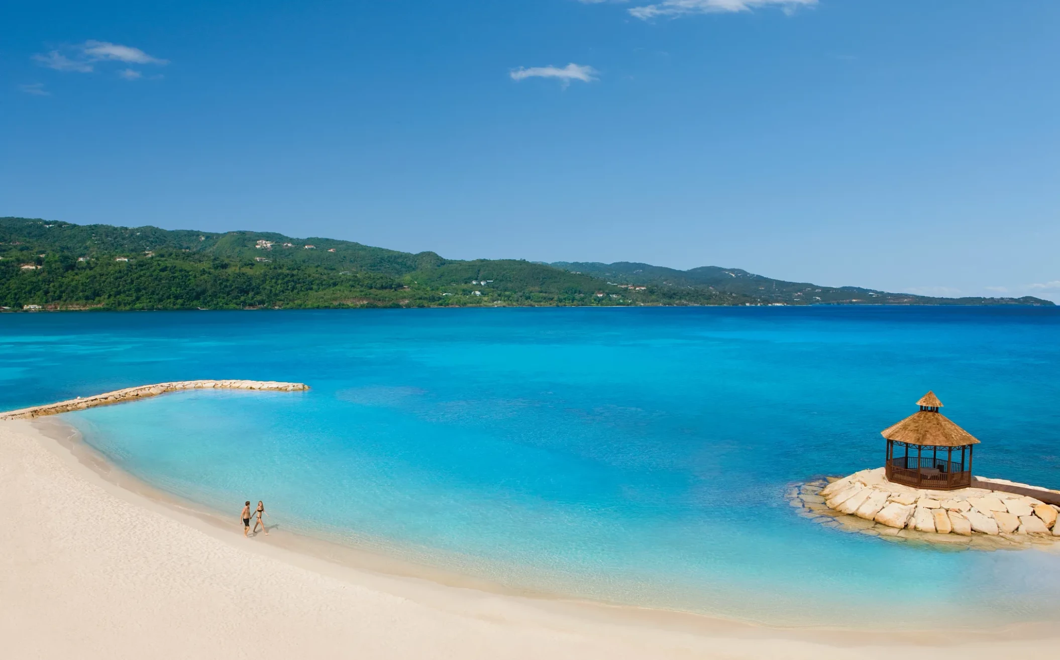 Beach at Secrets Wild Orchid.