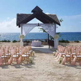 Beach Front Casita Wedding Venue at Secrets Wild Orchid Montego Bay