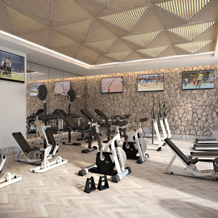 fitness center at SLS Playa Mujeres