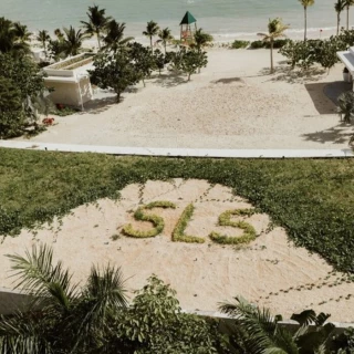 jungle beach venue at SLS Playa Mujeres