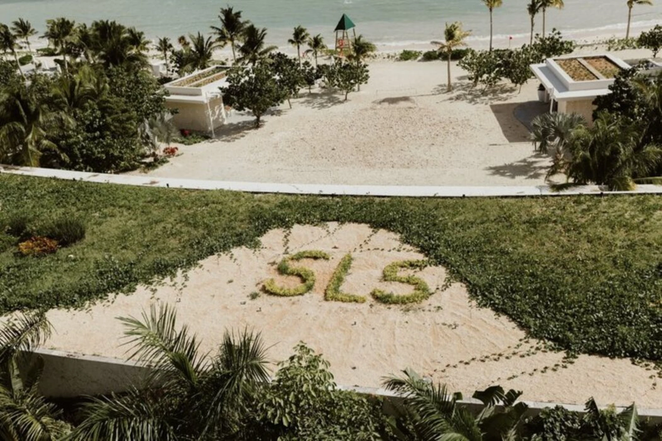 jungle beach venue at SLS Playa Mujeres