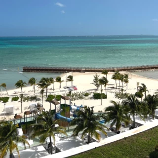 pier beach venue at SLS Playa Mujeres