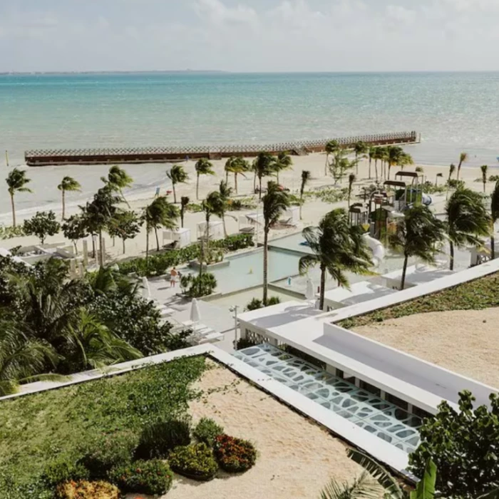 pier beach venue at SLS Playa Mujeres