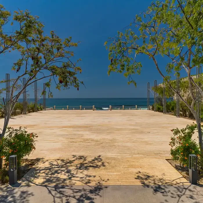 Calypso terrace wedding venue at Solaz Los Cabos