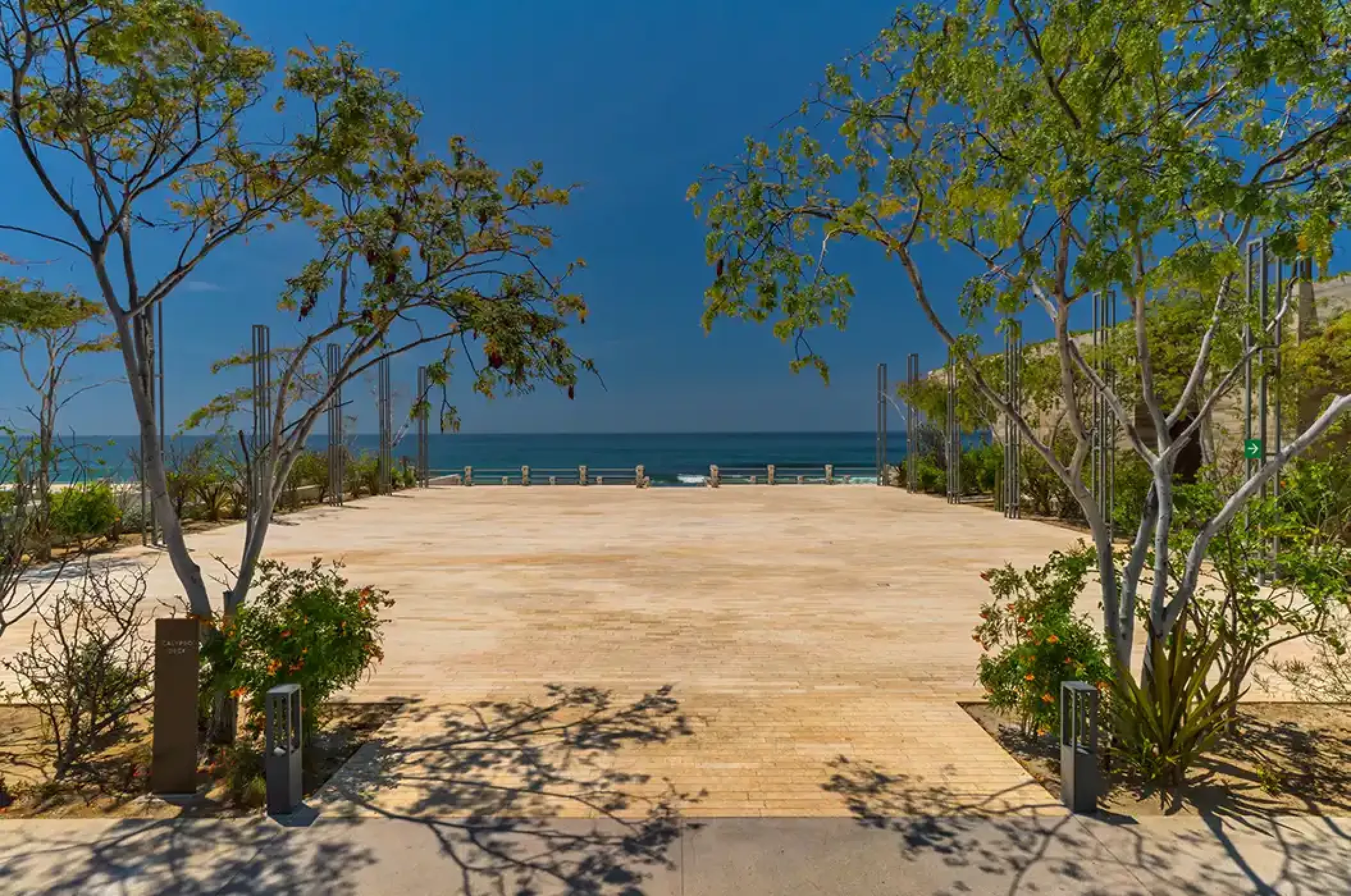 Calypso terrace wedding venue at Solaz Los Cabos