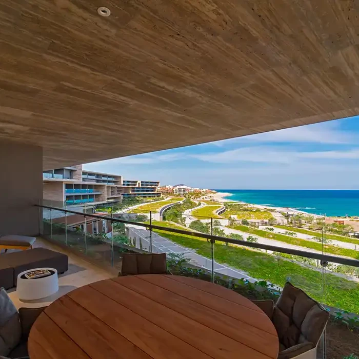 Balcony view at Solaz Los Cabos