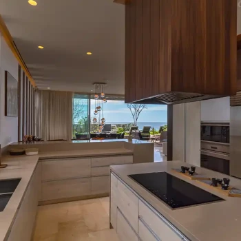 Kitchen of the residence at Solaz Los Cabos