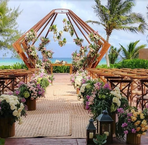 beachfront gazebo venue at The Fives Beach Hotel & Residences