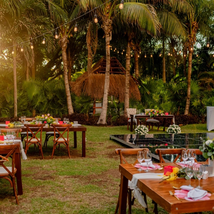 garden venue at The Fives Beach Hotel & Residences